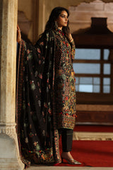 3 Piece Embroidered Raw Silk Suit with Dupatta SP-52057