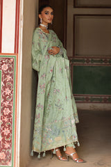 3 Piece Embroidered Raw Silk Suit with Dupatta SP-52061