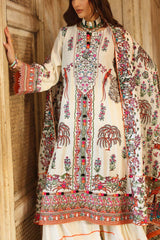 3 Piece Embroidered Raw Silk Suit with Dupatta SP-52063