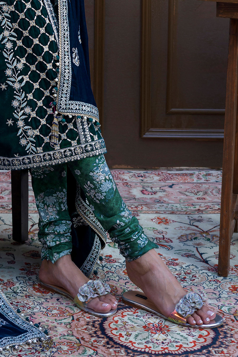 3 Piece Embroidered Suit