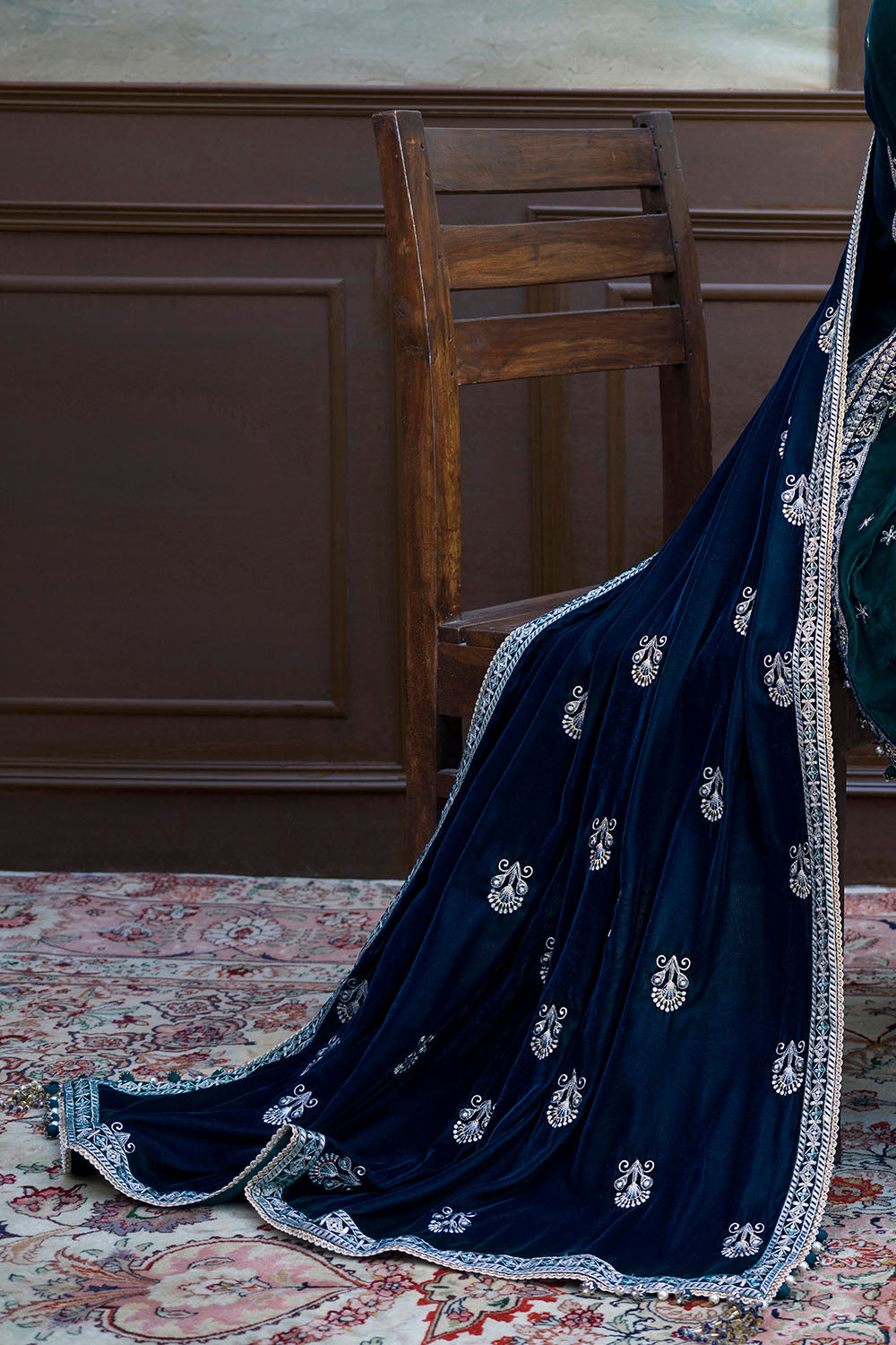 3 Piece Embroidered Suit