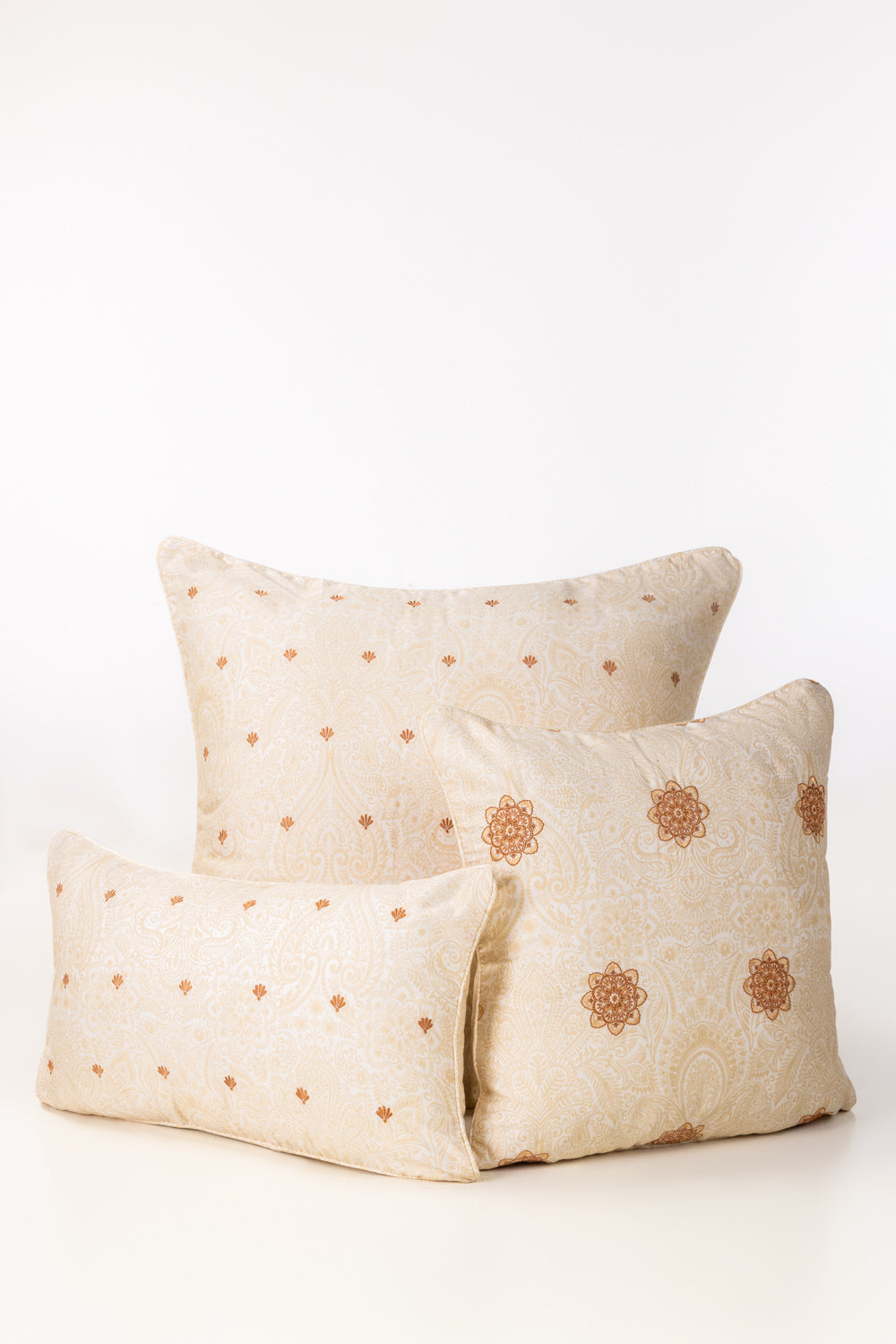 Ethnic Gold T-300 Euro Sham Cushion Cover