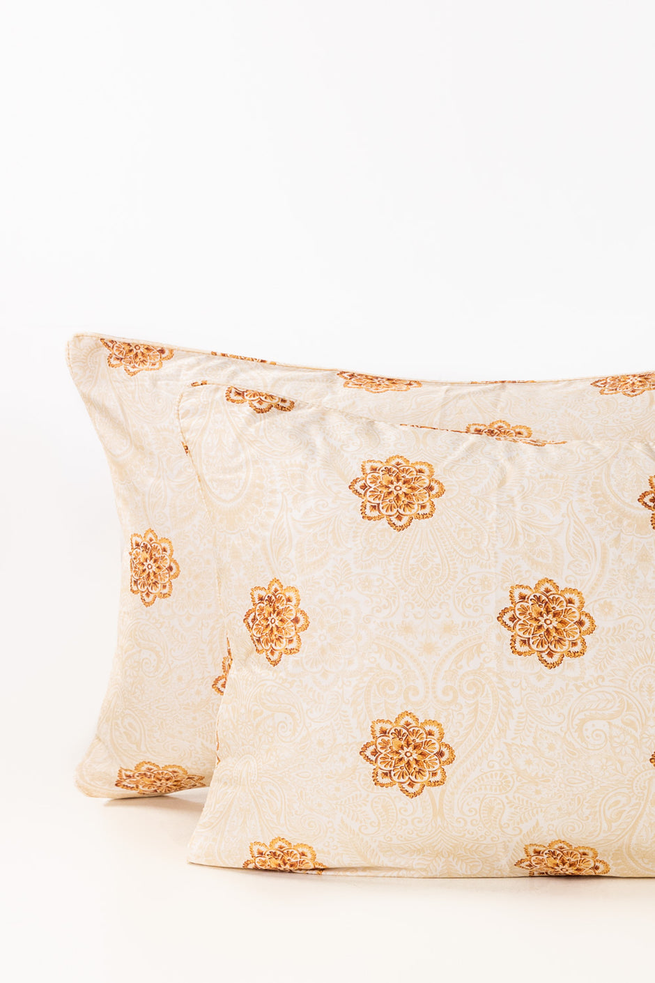 Ethnic Gold T-300 Pillow Cover Set
