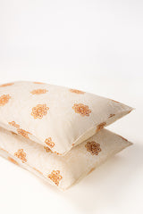 Ethnic Gold T-300 Pillow Cover Set