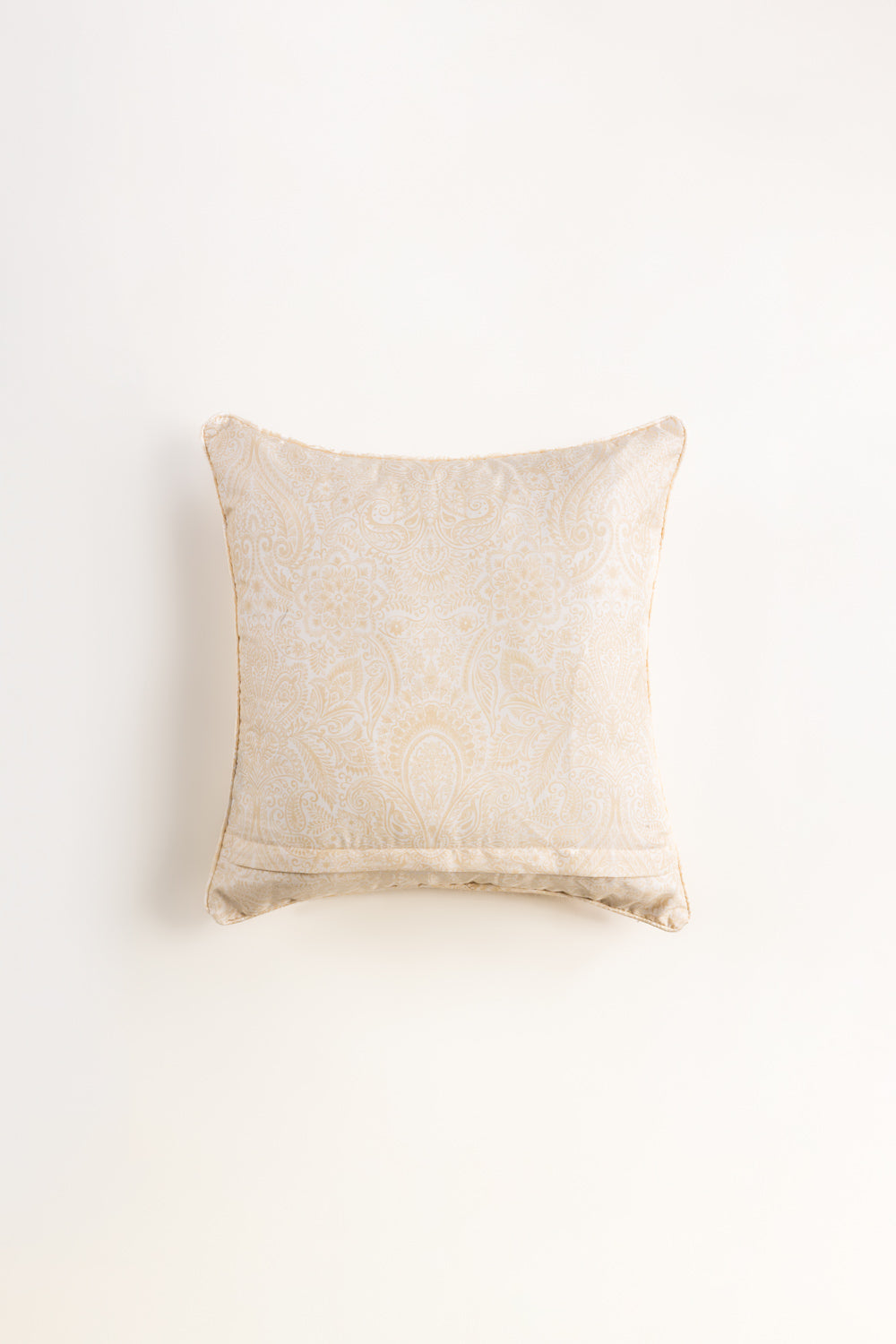 Ethnic Gold T-300 Square Cushion Cover