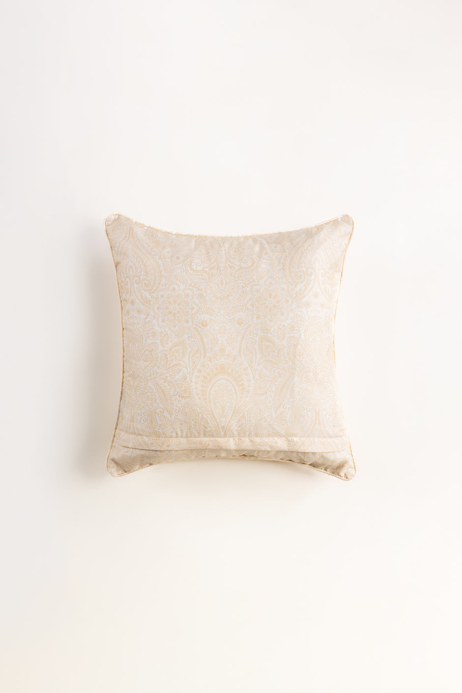 Ethnic Gold T-300 Square Cushion Cover