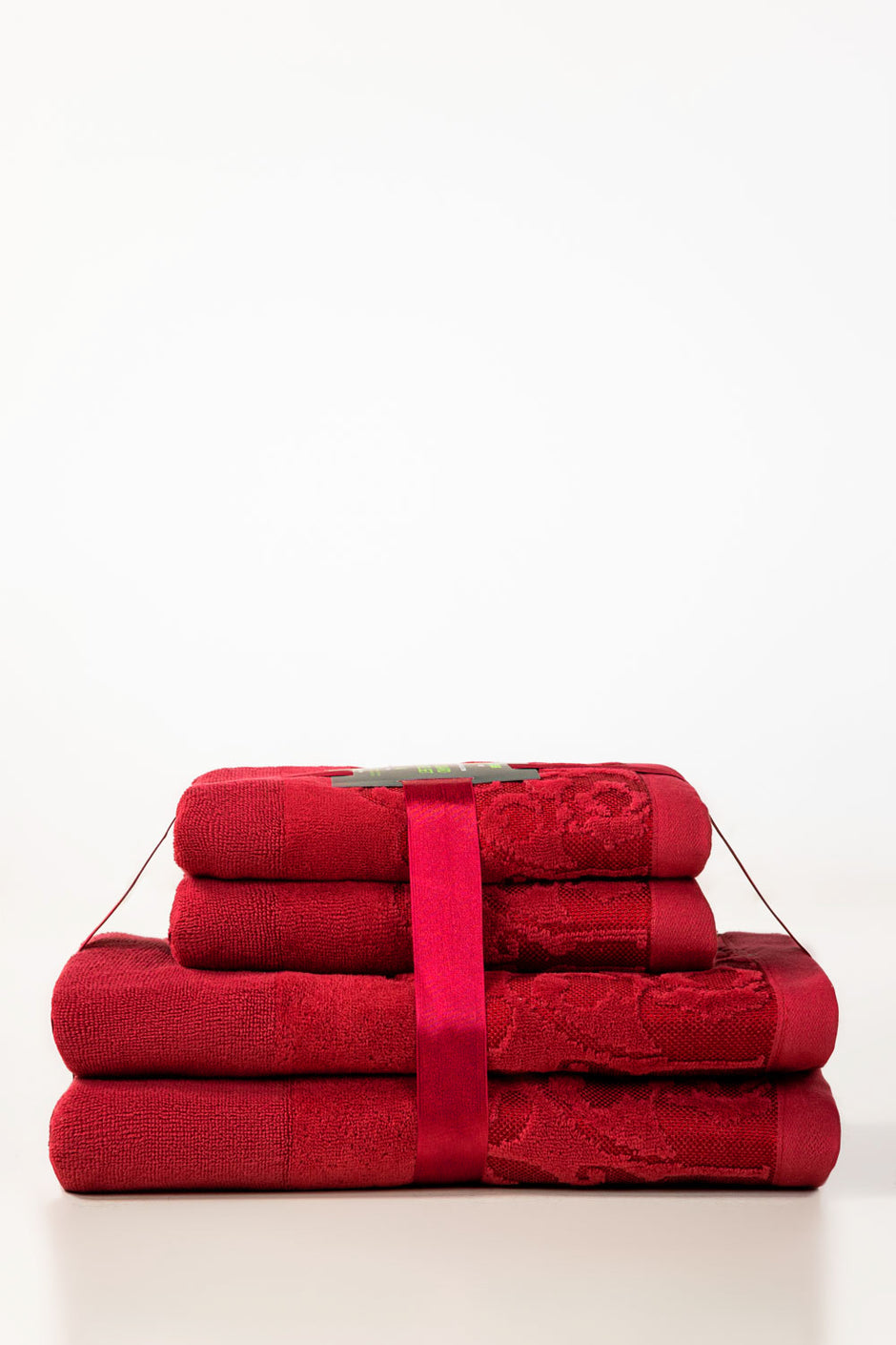 Fire Jacquard 4pcs Towel Set