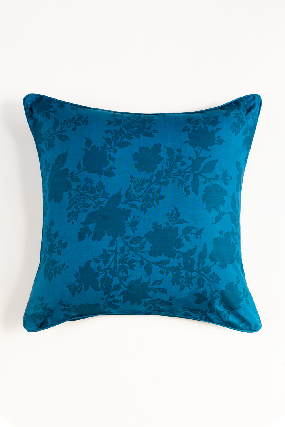 Flora Blue T-150 Euro Sham Cushion Cover