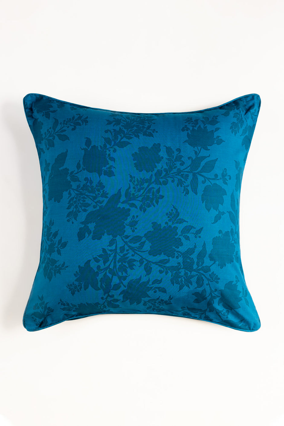 Flora Blue T-150 Euro Sham Cushion Cover