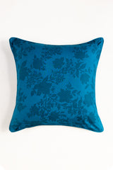Flora Blue T-150 Euro Sham Cushion Cover