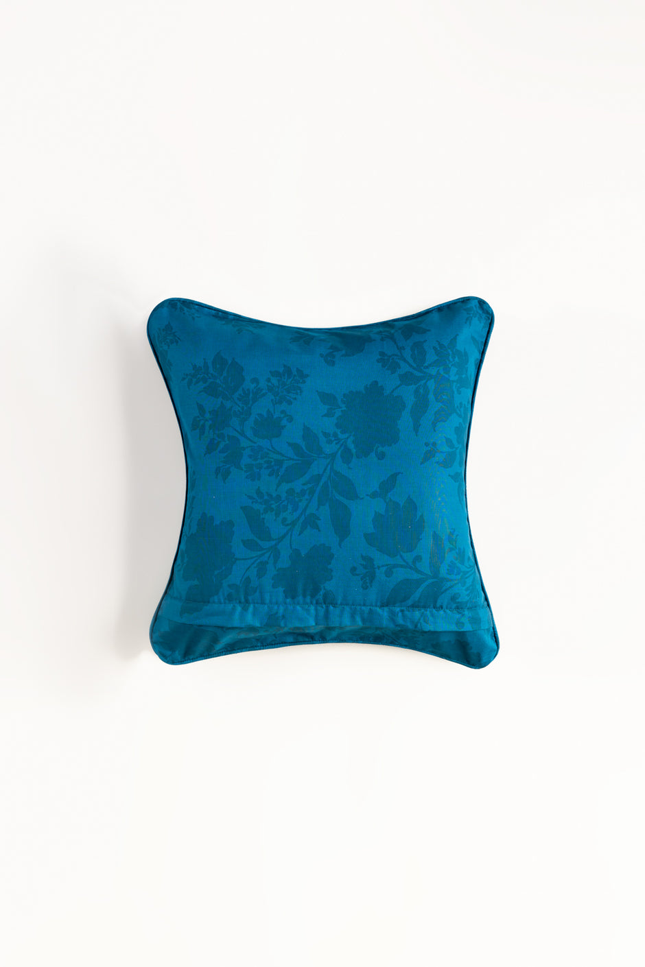 Flora Blue T-150 Square Cushion Cover