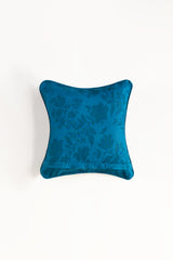 Flora Blue T-150 Square Cushion Cover