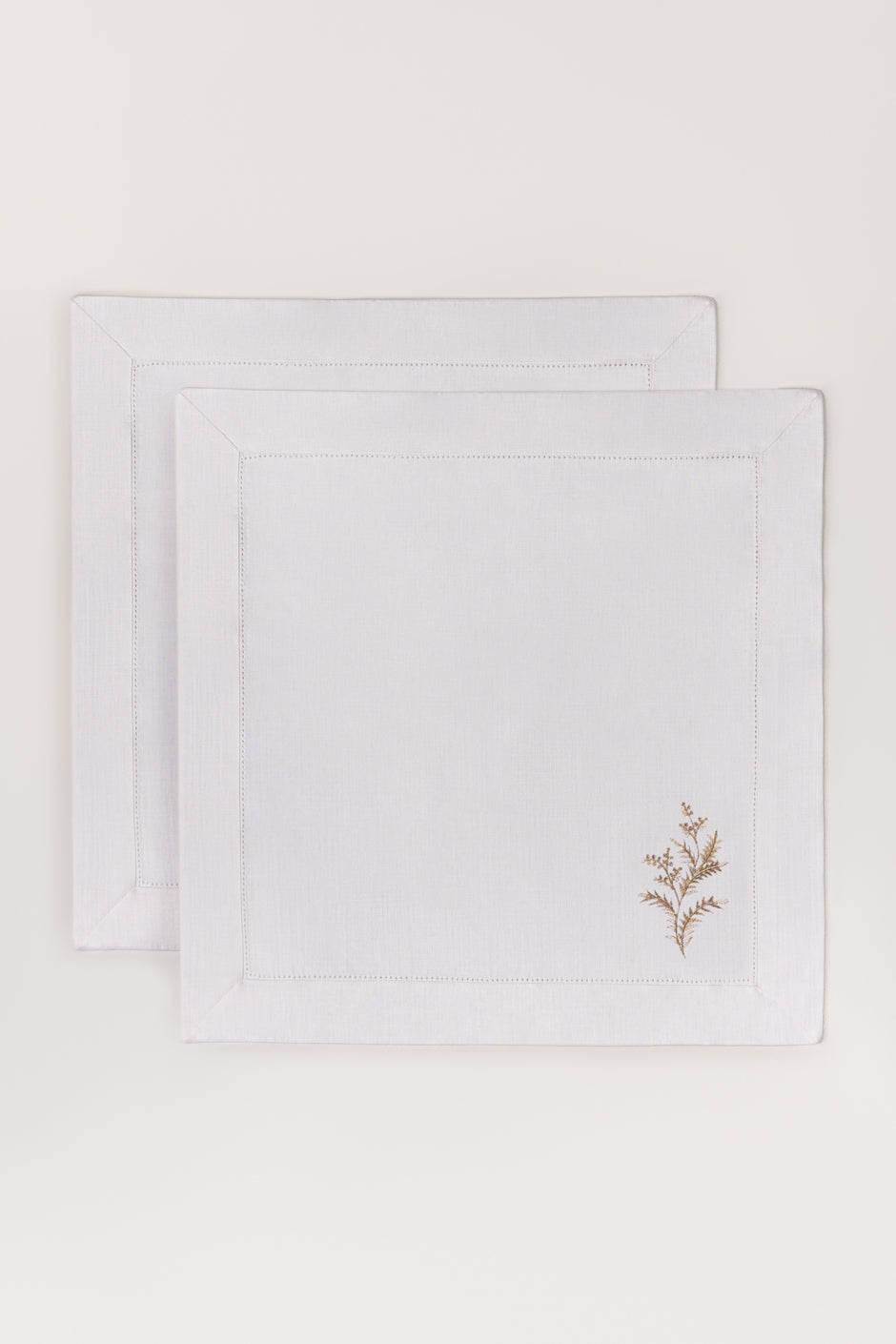 Flora 2 Pcs Embroidered Napkin Set