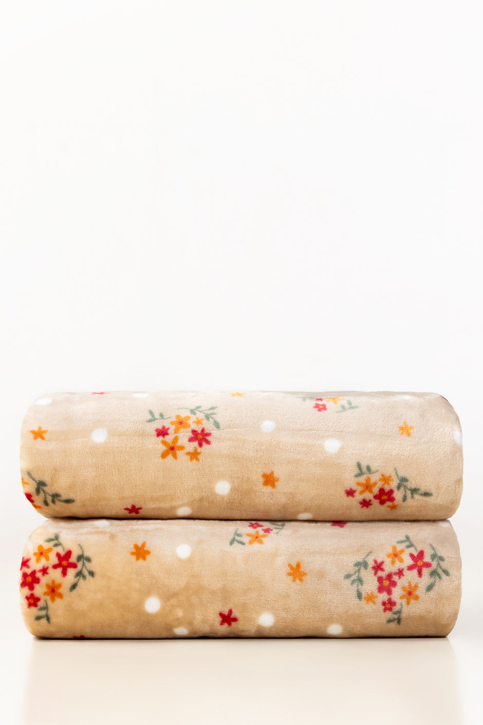 SS26-Flowers  Single Ply Fleece Throw