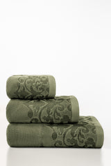 Foliage Jacquard Dyed Towel