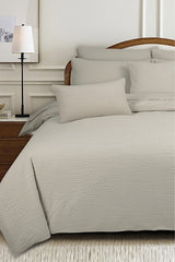 French Oak T-150 Seersucker Quilt Cover Set