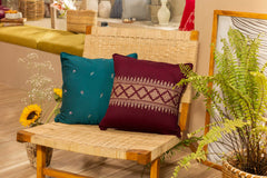 Garden Embroidered Cushion Cover