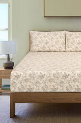 Gardenia Bloom T-200 Fitted Sheet Set