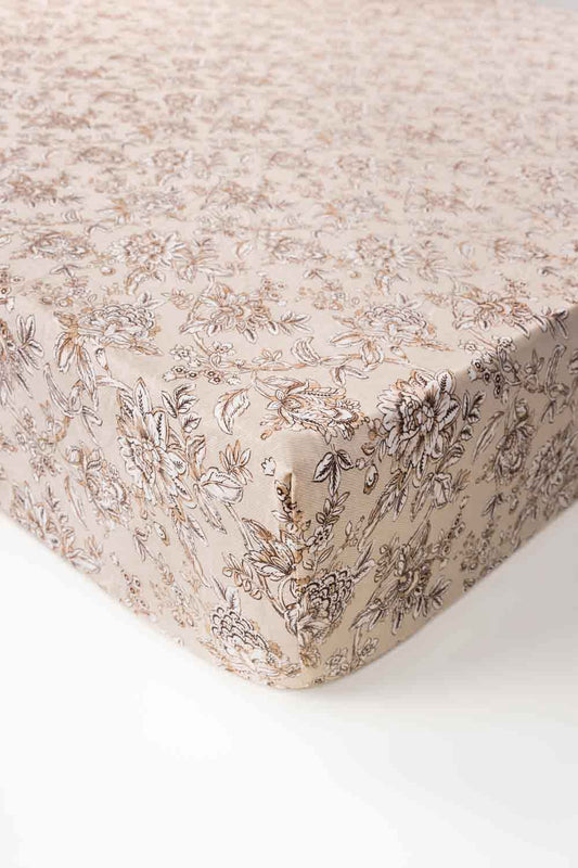 Gardenia Bloom T-200 Fitted Sheet Set