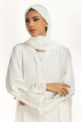 Georgette Embellished Abaya With Scarf IPAB-22161