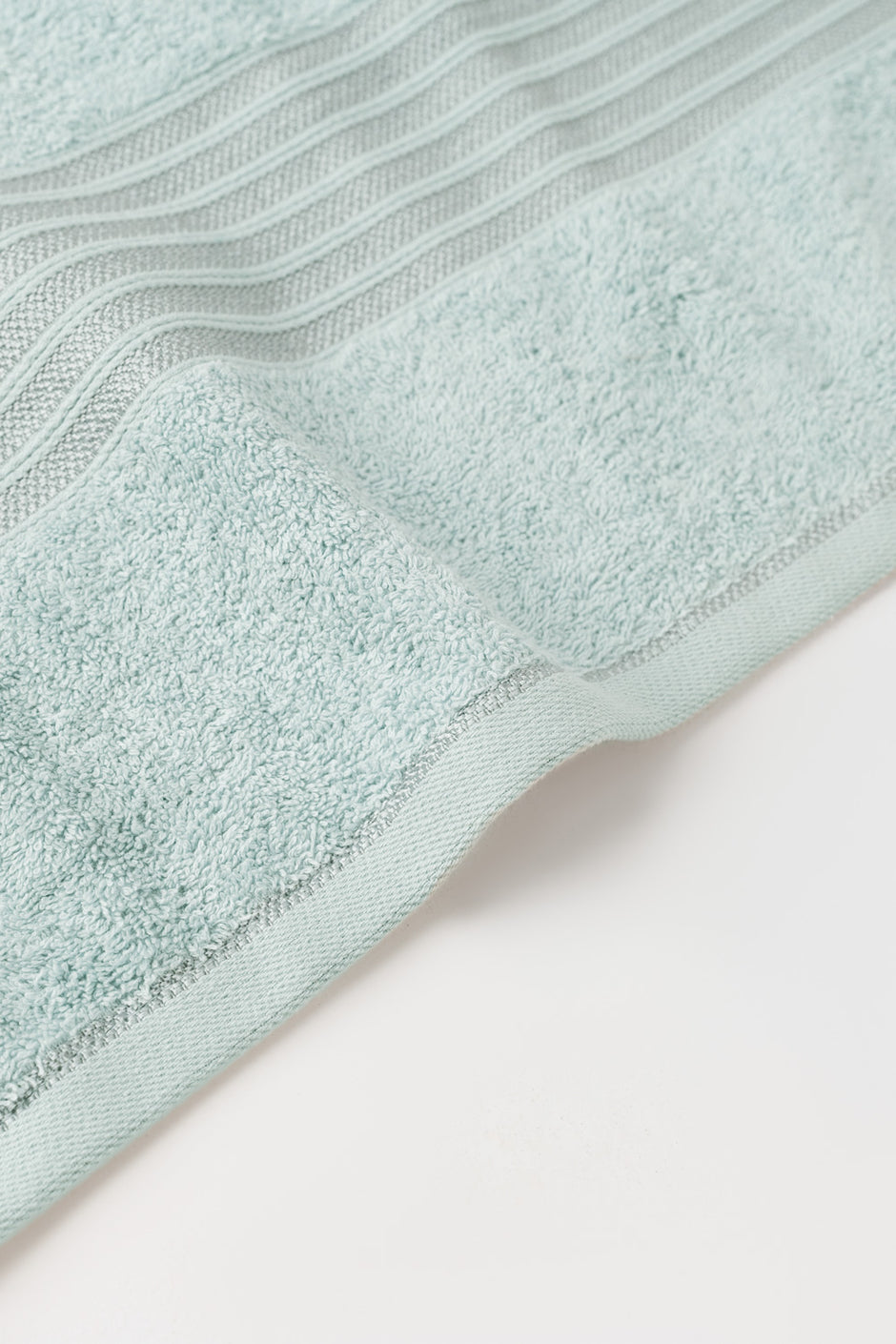 Glass Blue 6Pcs Combed  Towel Set