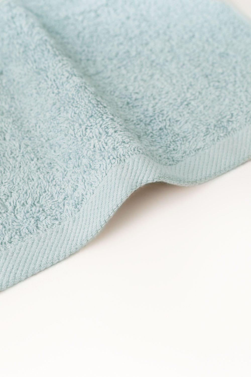 Glass Blue 4 Pcs Combed Face Towel Set