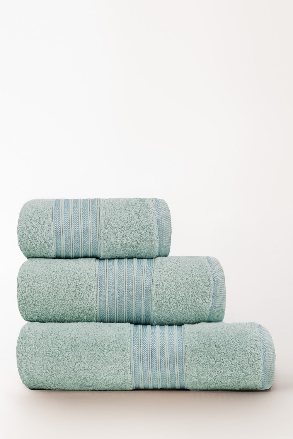 Glass Blue Combed Viscose Towel