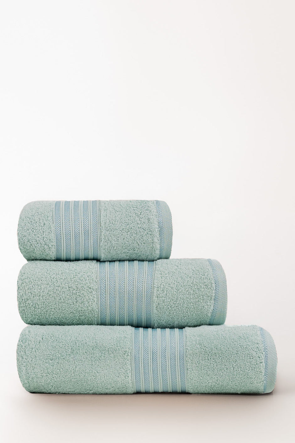 Glass Blue Combed Viscose Towel