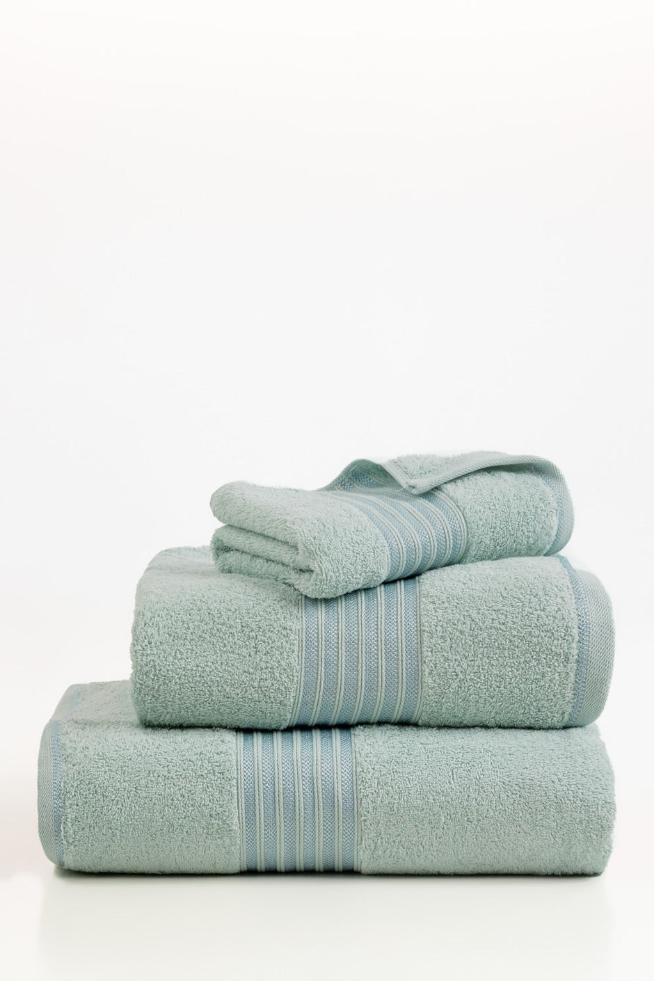Glass Blue Combed Viscose Towel