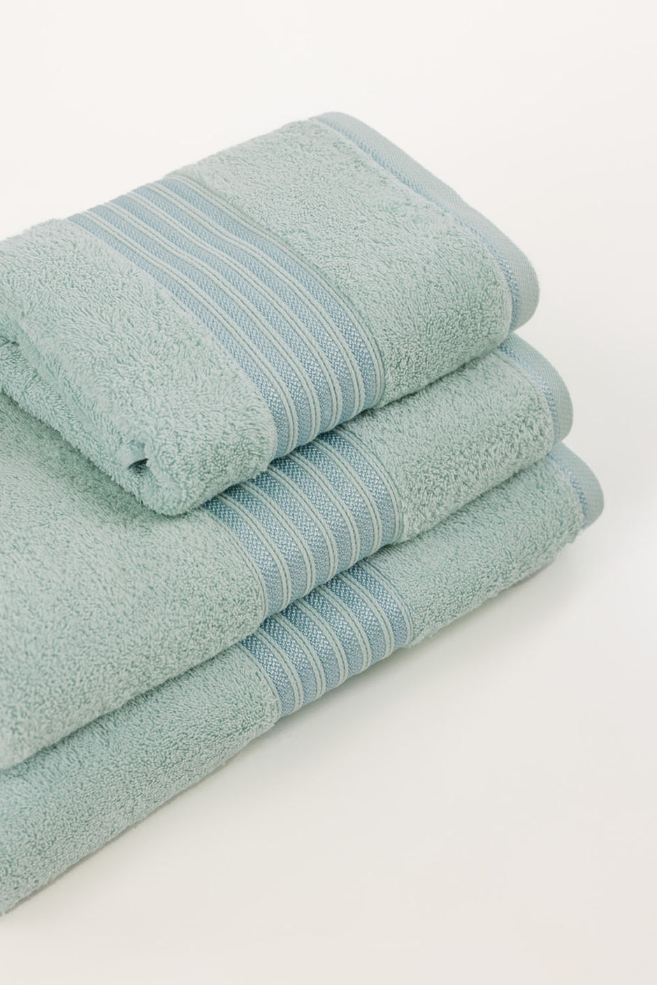 Glass Blue Combed Viscose Towel