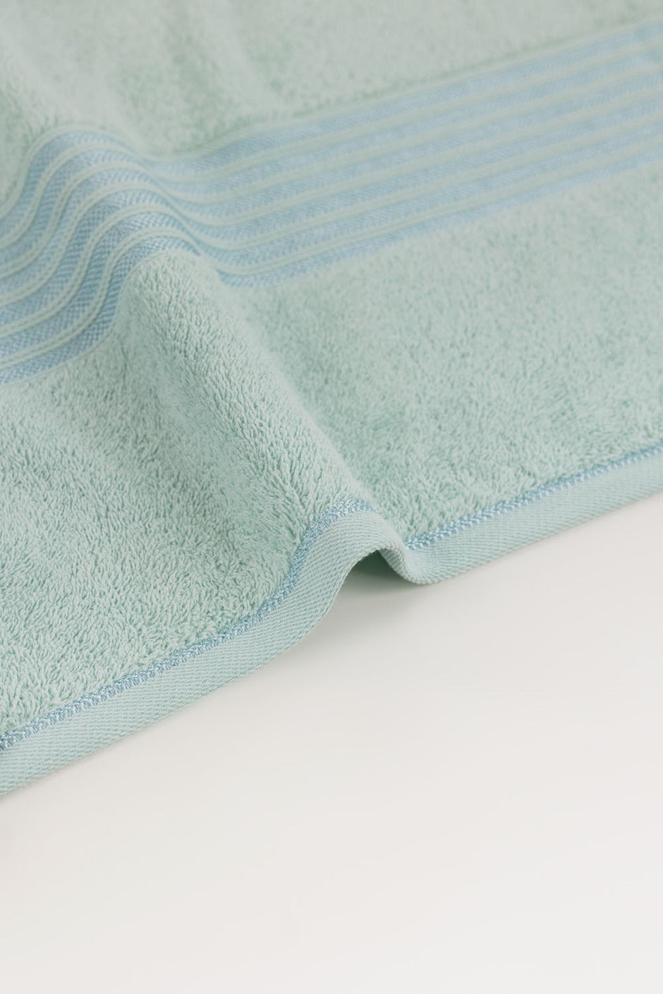 Glass Blue Combed Viscose Towel