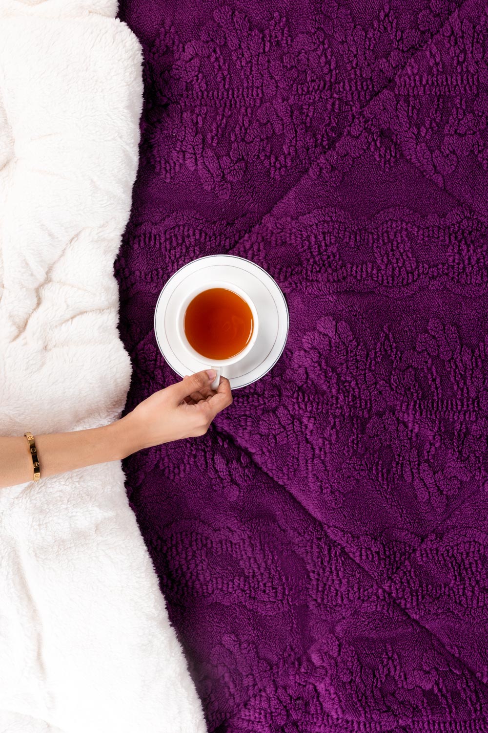 Gloxinia Fleece Comforter