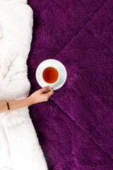 Gloxinia Fleece Comforter