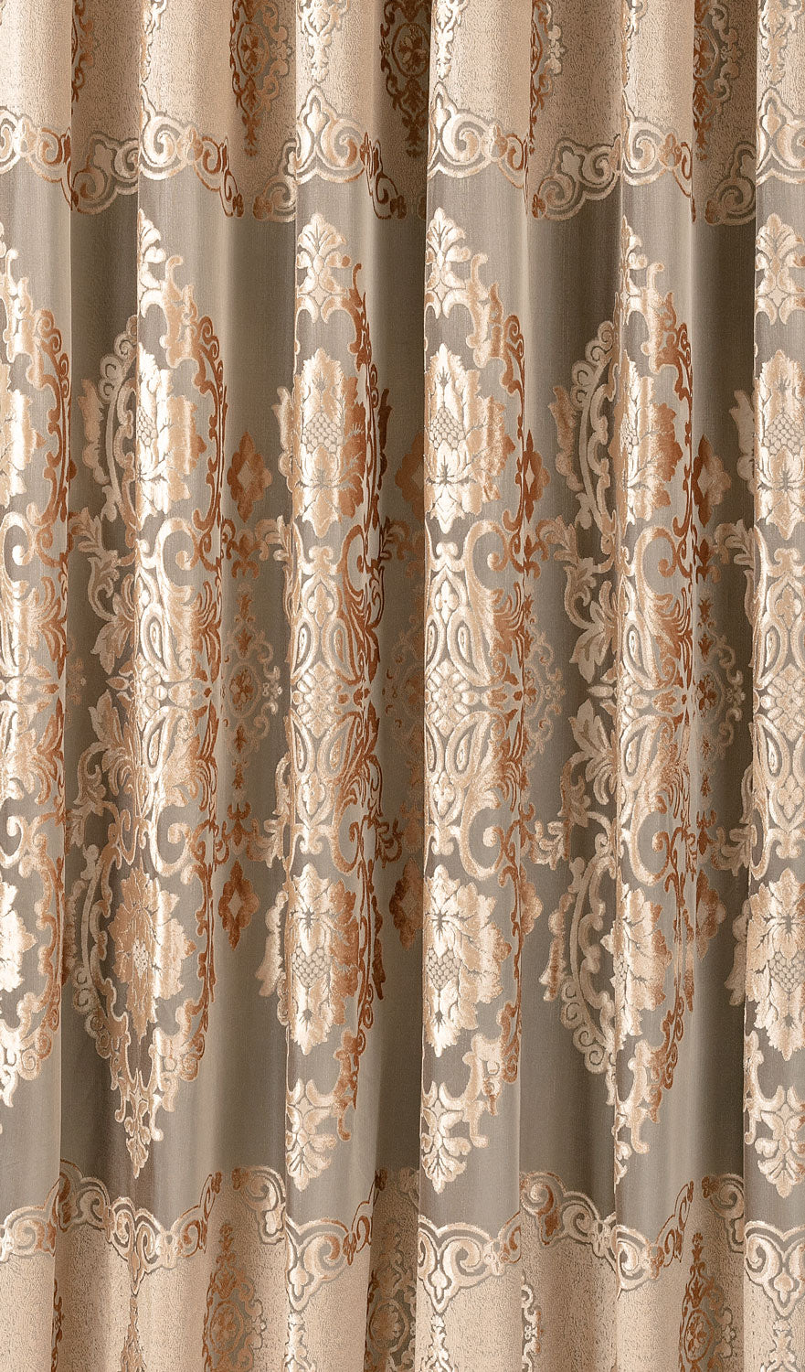 Golden Glory Chenille Curtain