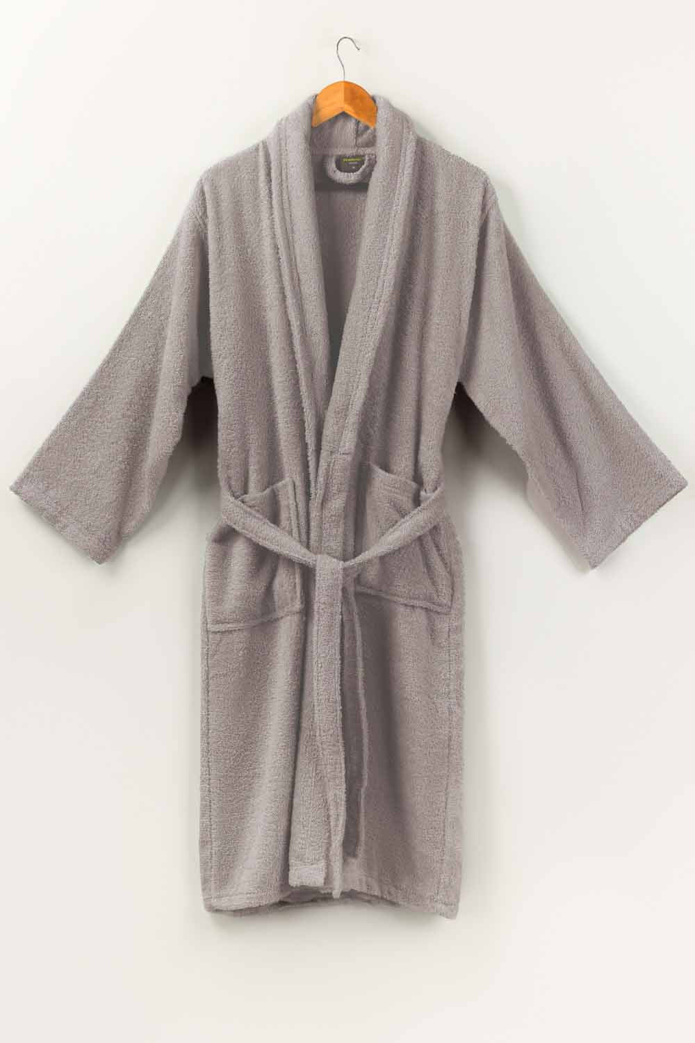 Gray Sweat Combed Bathrobe