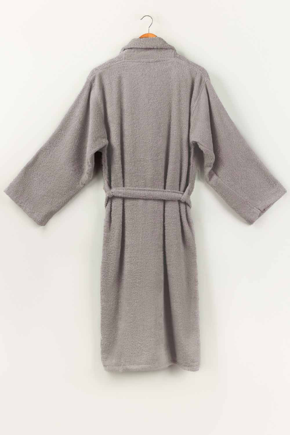 Gray Sweat Combed Bathrobe