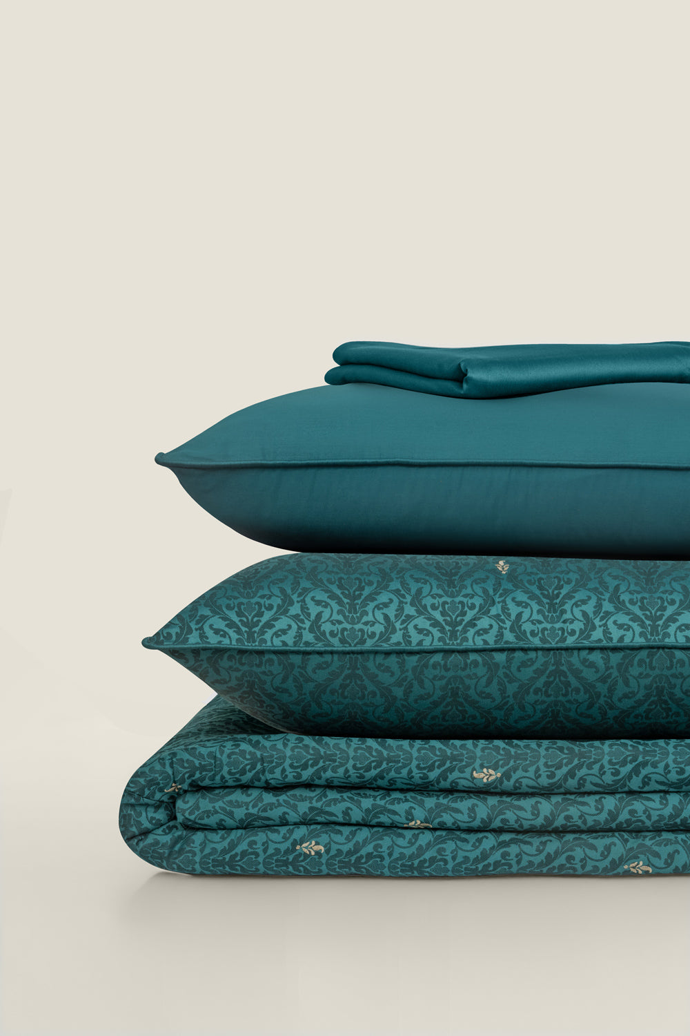 Green Jacquard Comforter Set
