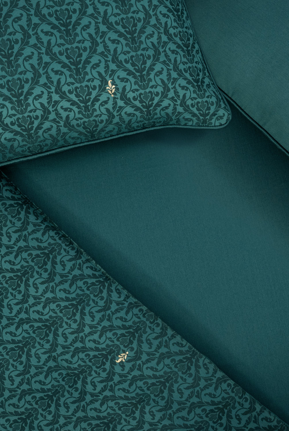 Green Jacquard Comforter Set