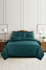 Green Jacquard Comforter Set