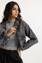 Grey Basic Jackets WS-JKT-WS23-133