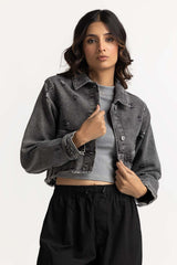 Grey Basic Jackets WS-JKT-WS23-133