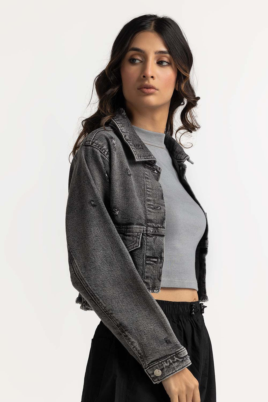 Grey Basic Jackets