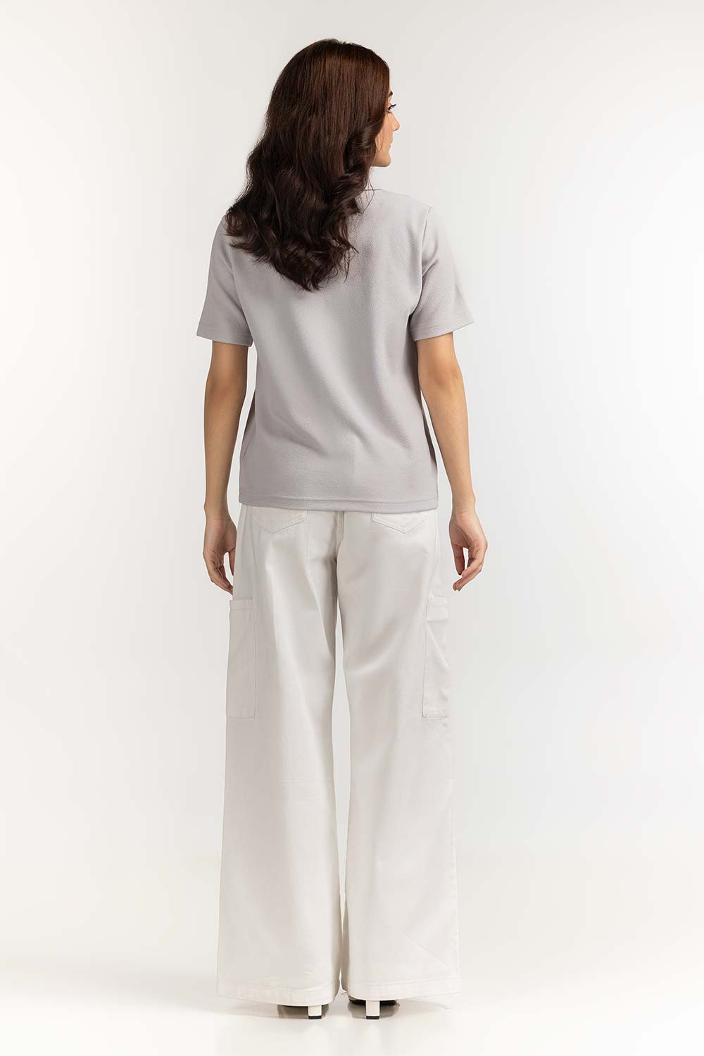 Grey Basic Top WM-KTP23-112