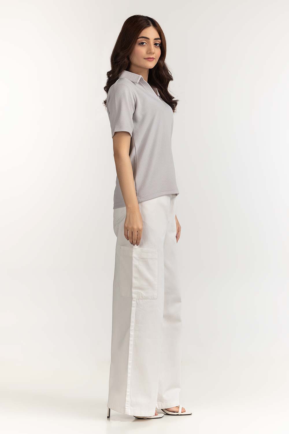 Grey Basic Top WM-KTP23-112