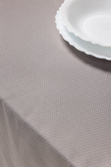 Grey Cube Dobby Table Cover