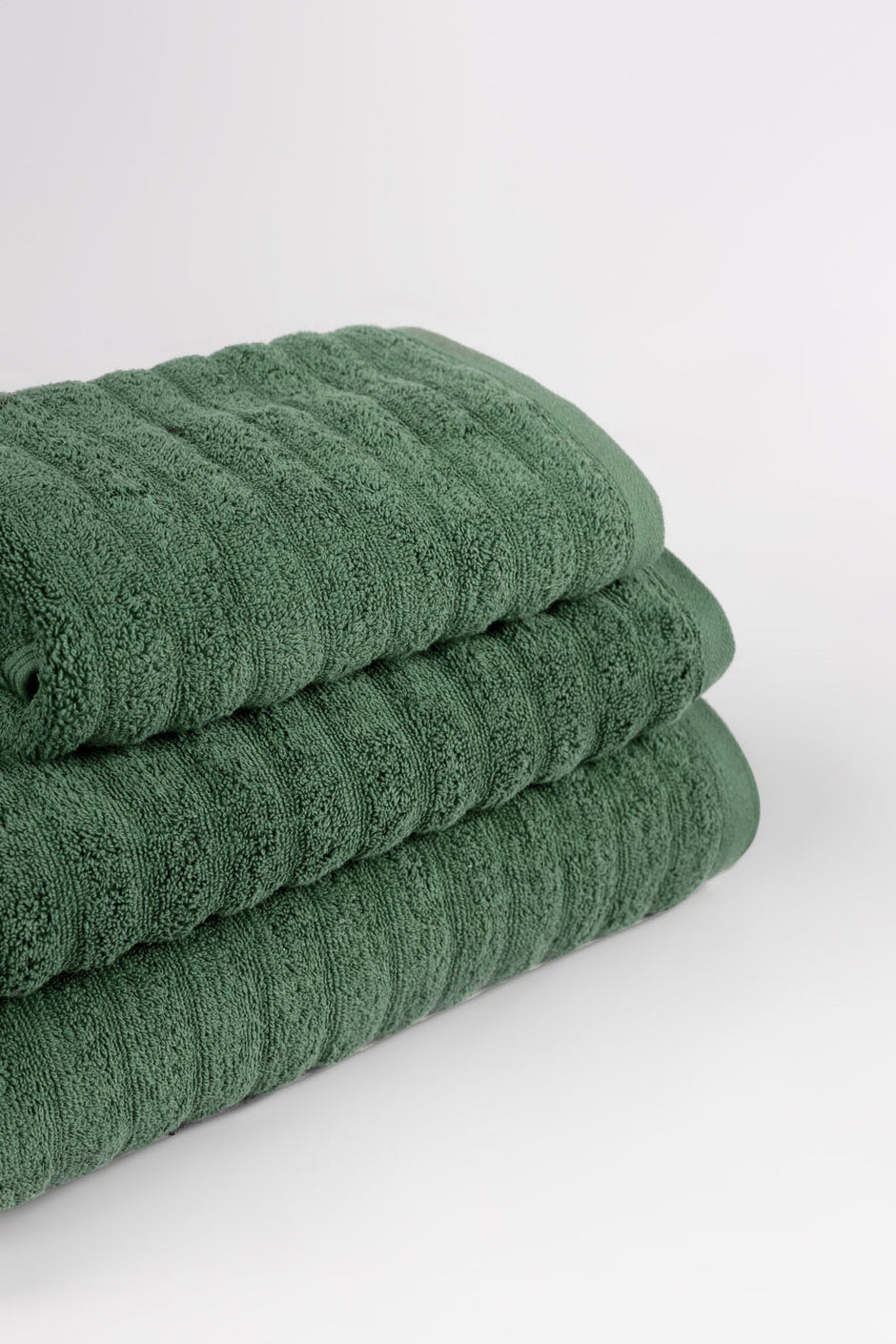 Hedge Green Combed Plain Towel