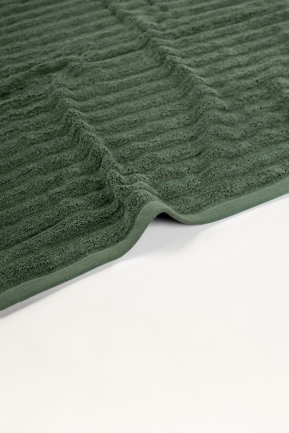 Hedge Green Combed Plain Towel