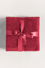 Hibiscus Combed Towel 4pcs Set