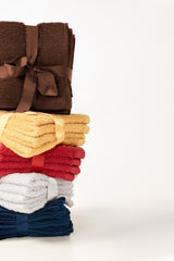 Hibiscus Combed Towel 4pcs Set