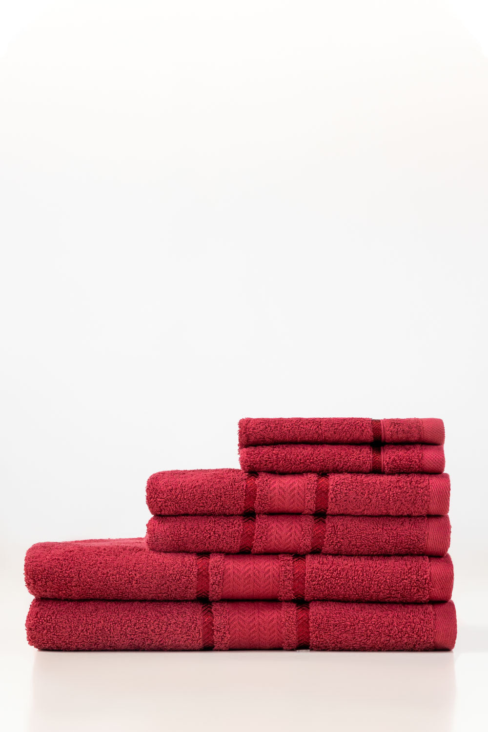 Hibiscus Combed Towel 6pcs Set